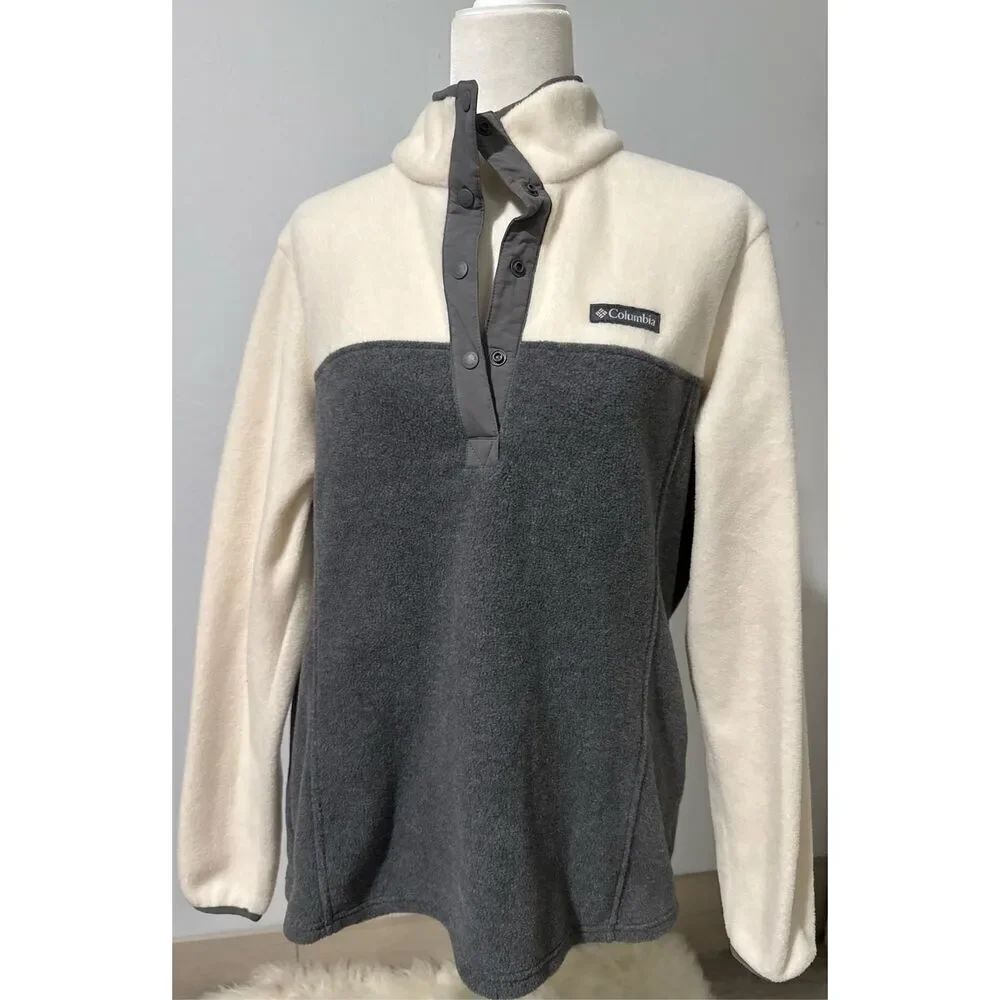 Columbia Benton springs snap fleece pullover sweater L